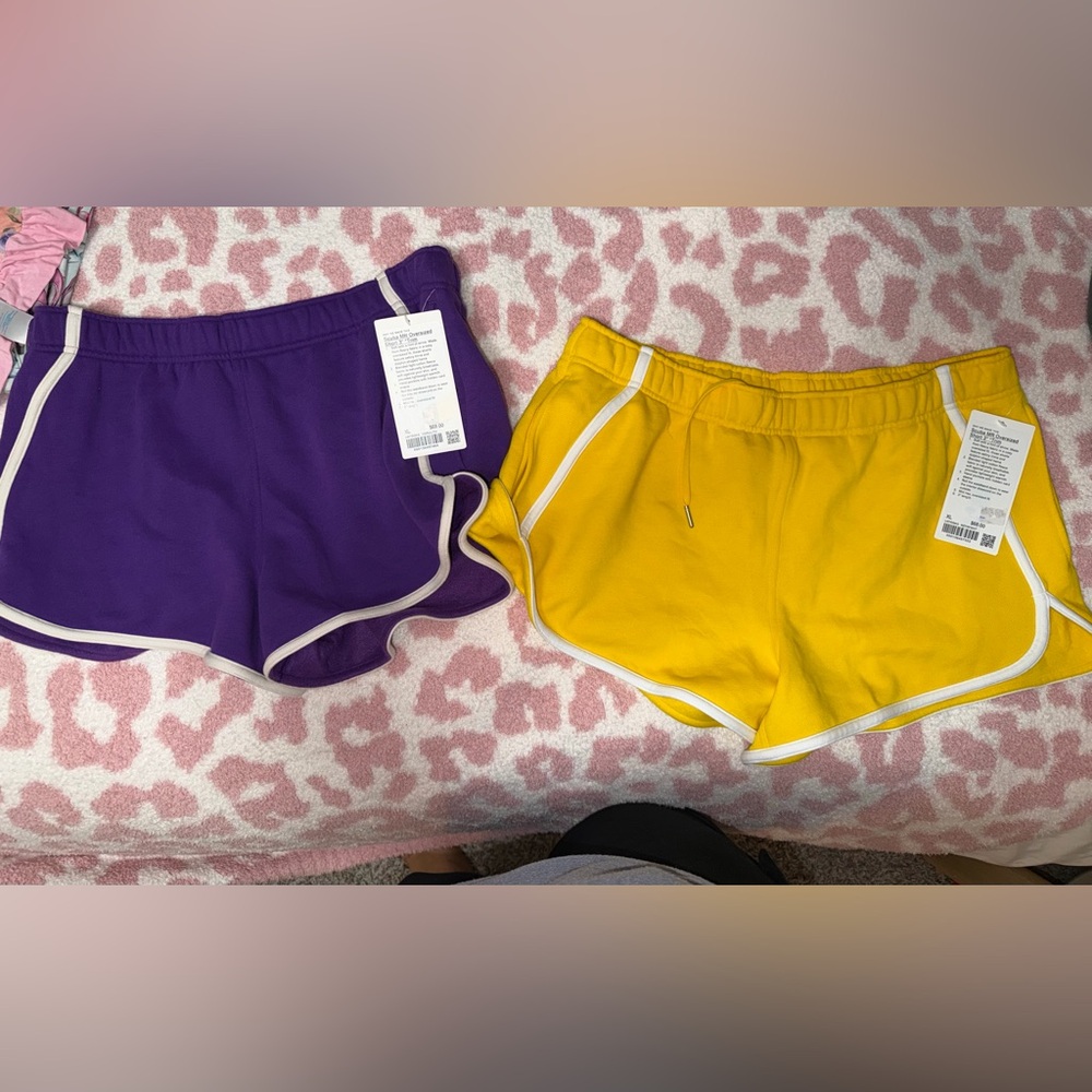 Lululemon bundle of scuba shorts size extra large new with tag